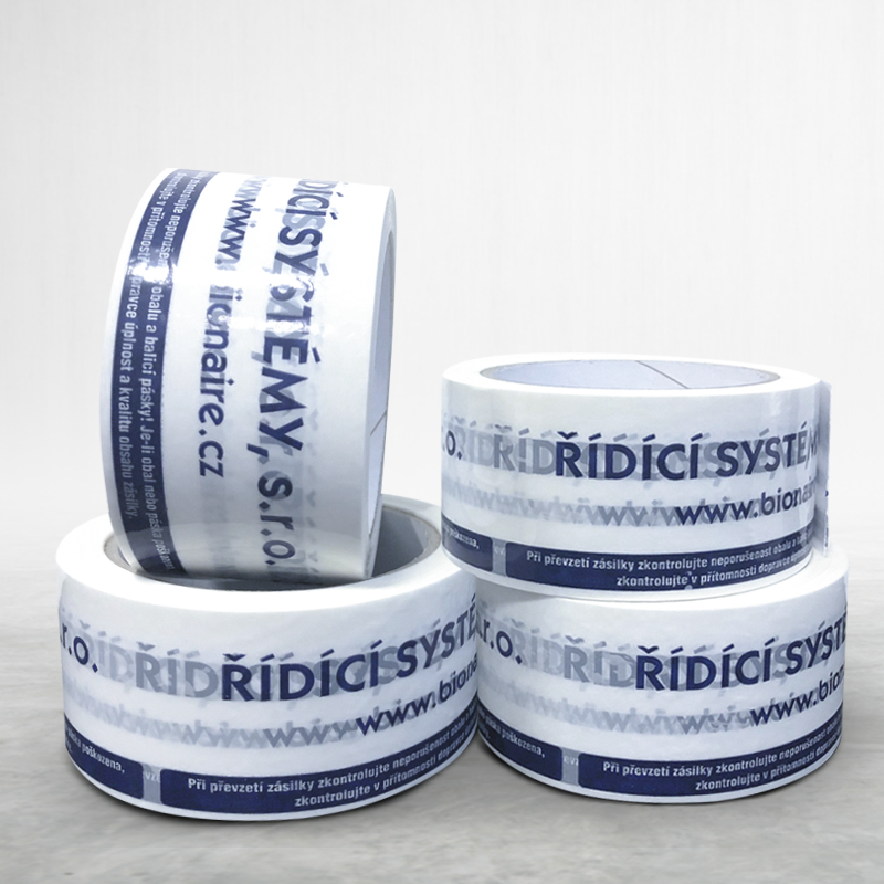 Adhesive custom printed packing pvc tape Bionaire