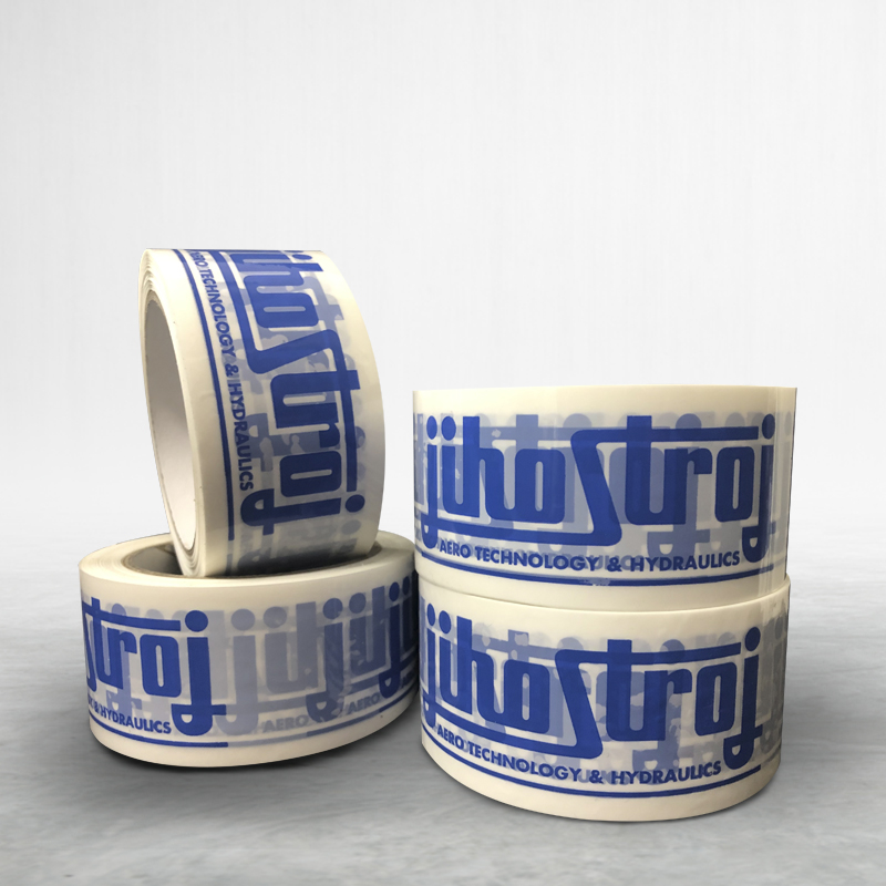 Adhesive custom printed packing pvc tape