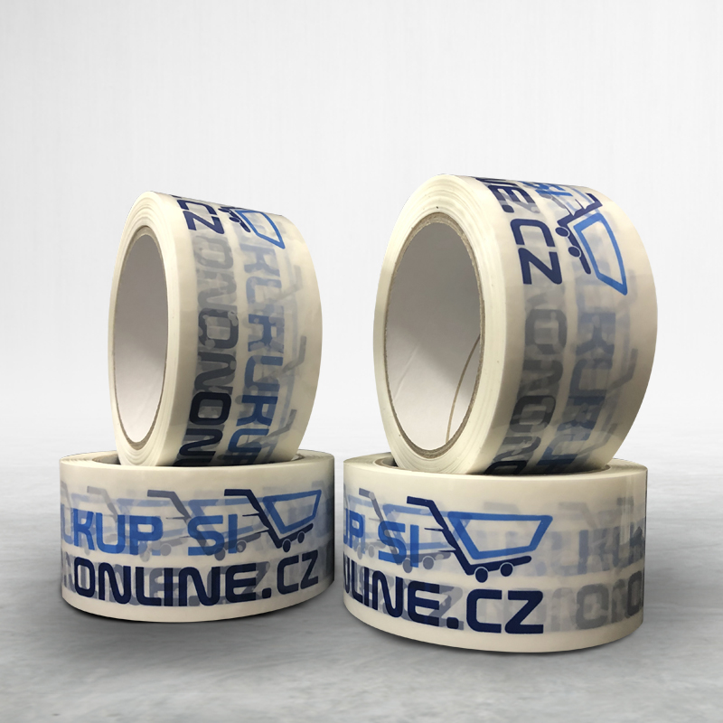 Adhesive custom printed packing pvc tape