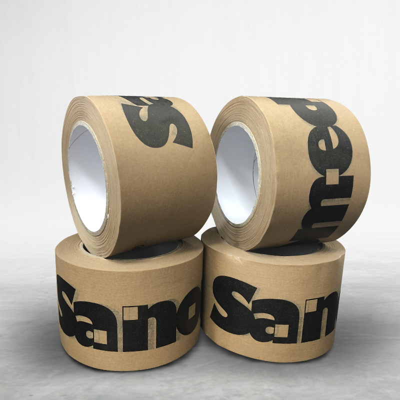 Adhesive custom printed packing paper tape