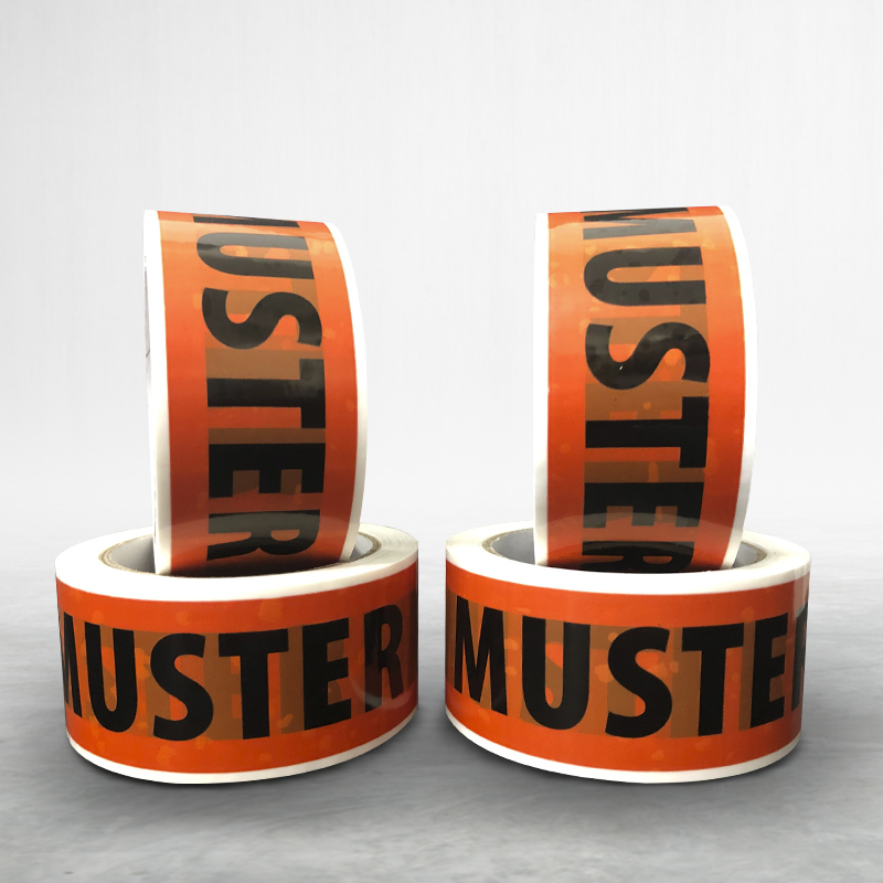 Adhesive custom printed packing pvc tape Muster