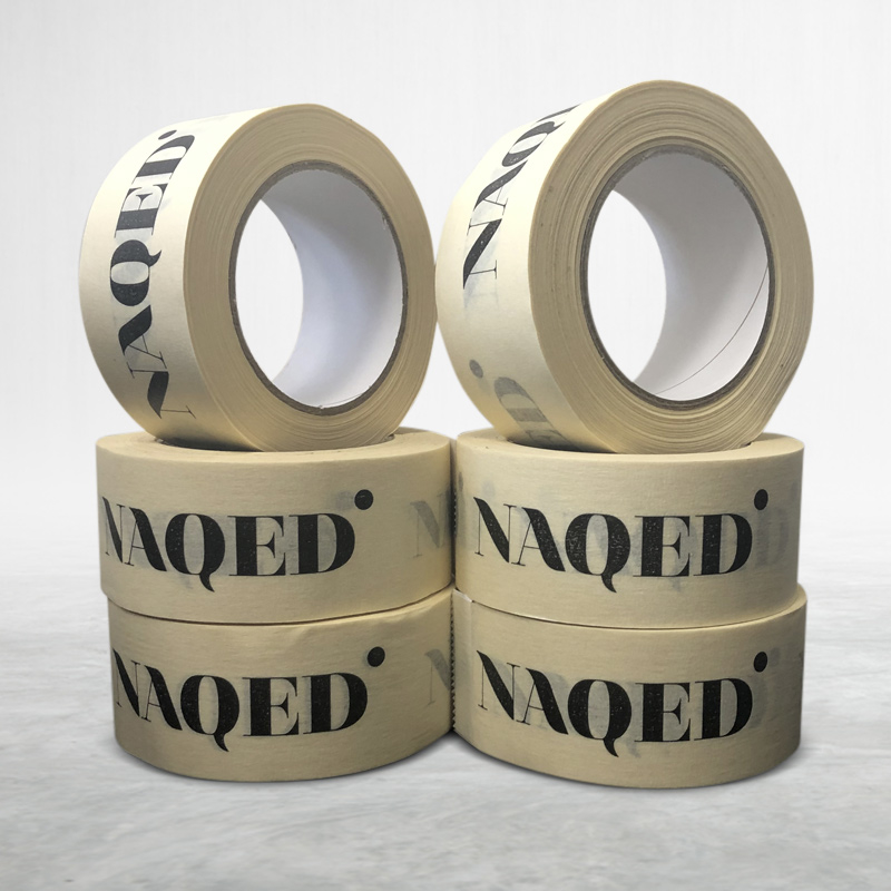 Adhesive custom printed packing pvc tape NAQED