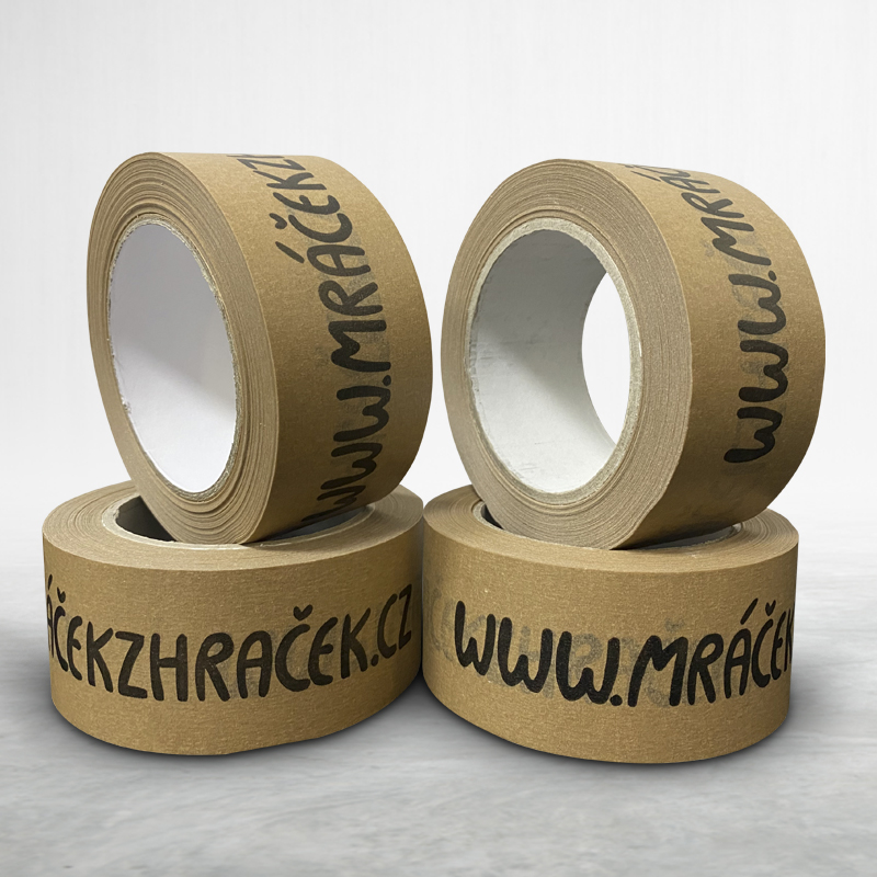 Adhesive custom printed paper packing tape Mráček z hraček